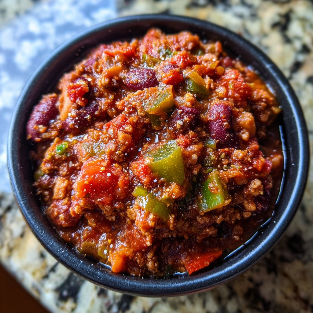 Chili sin Carne mit Bohnen