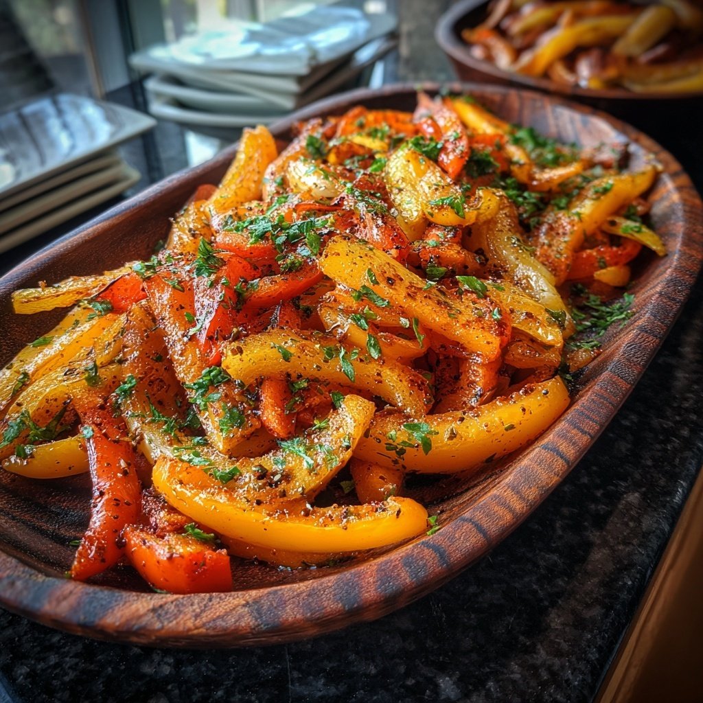 Grill Beilagen Mit Paprika Streifen