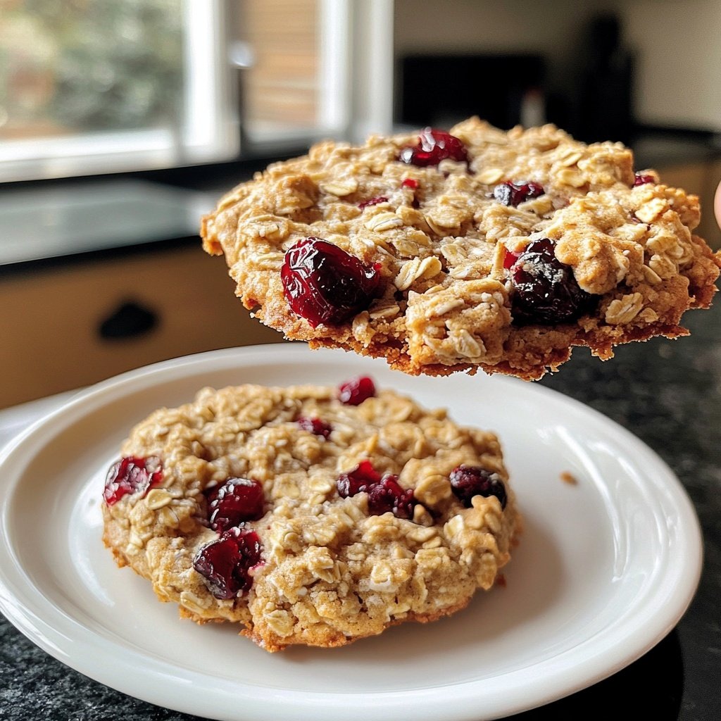 Cranberry-Hafer-Cookies – vegan & ohne Zucker