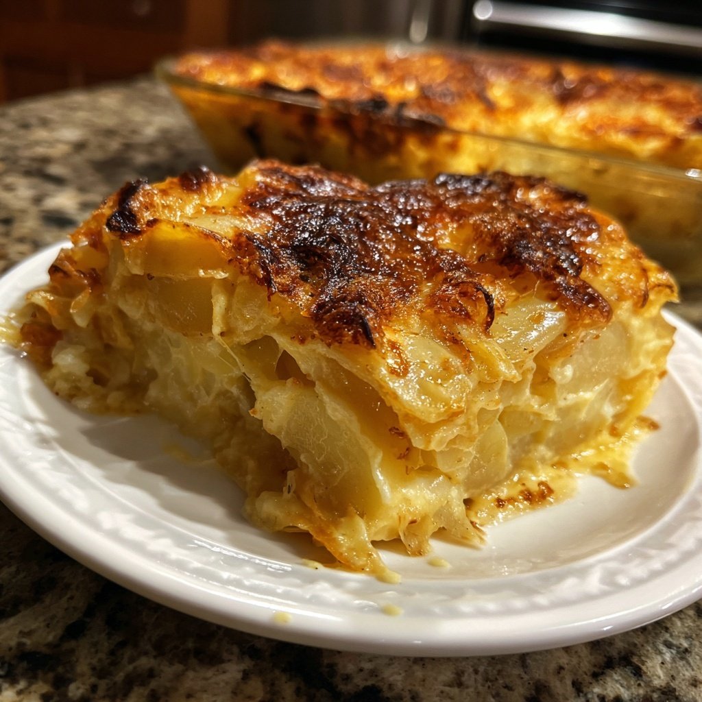 Kartoffelgratin mit Sahne