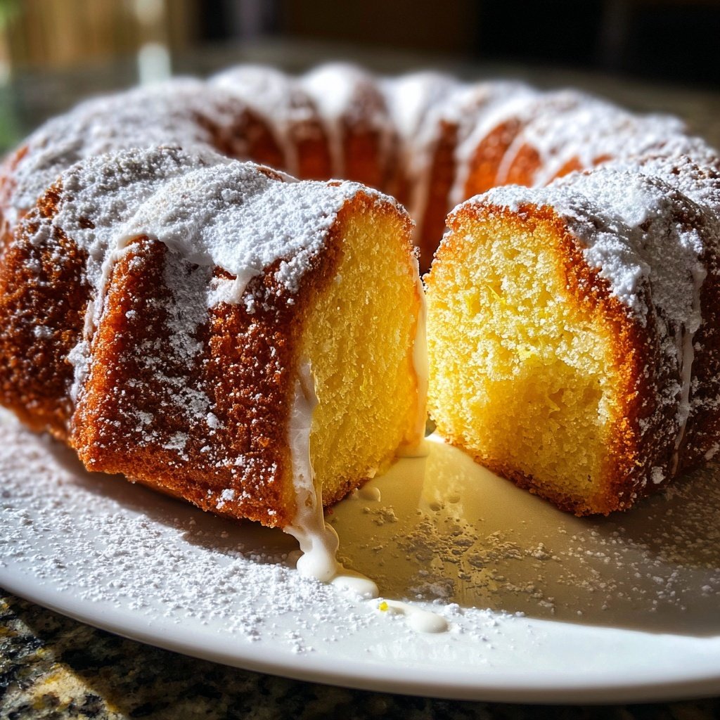 Zitronenkuchen ohne Backmischung