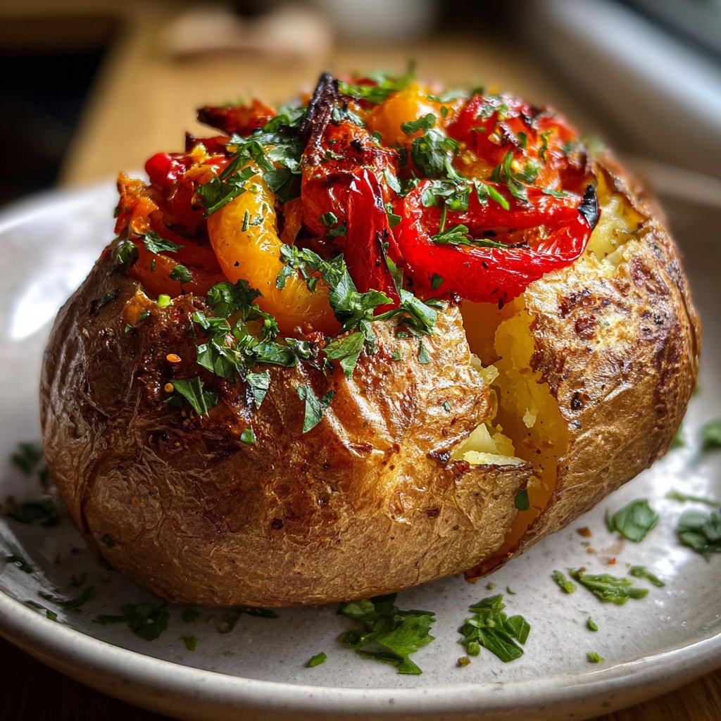 Ofenkartoffeln mit Paprika