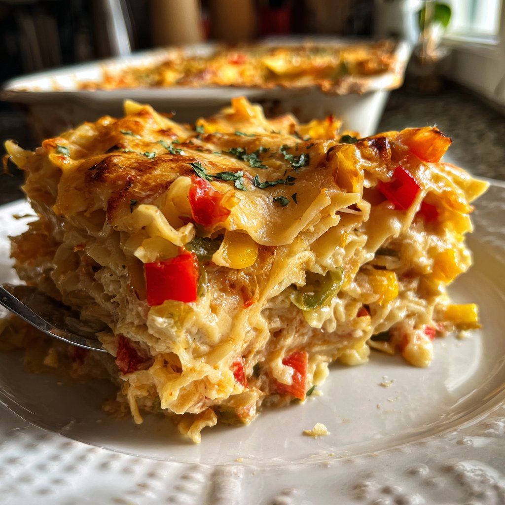 Nudelauflauf mit Gemüse