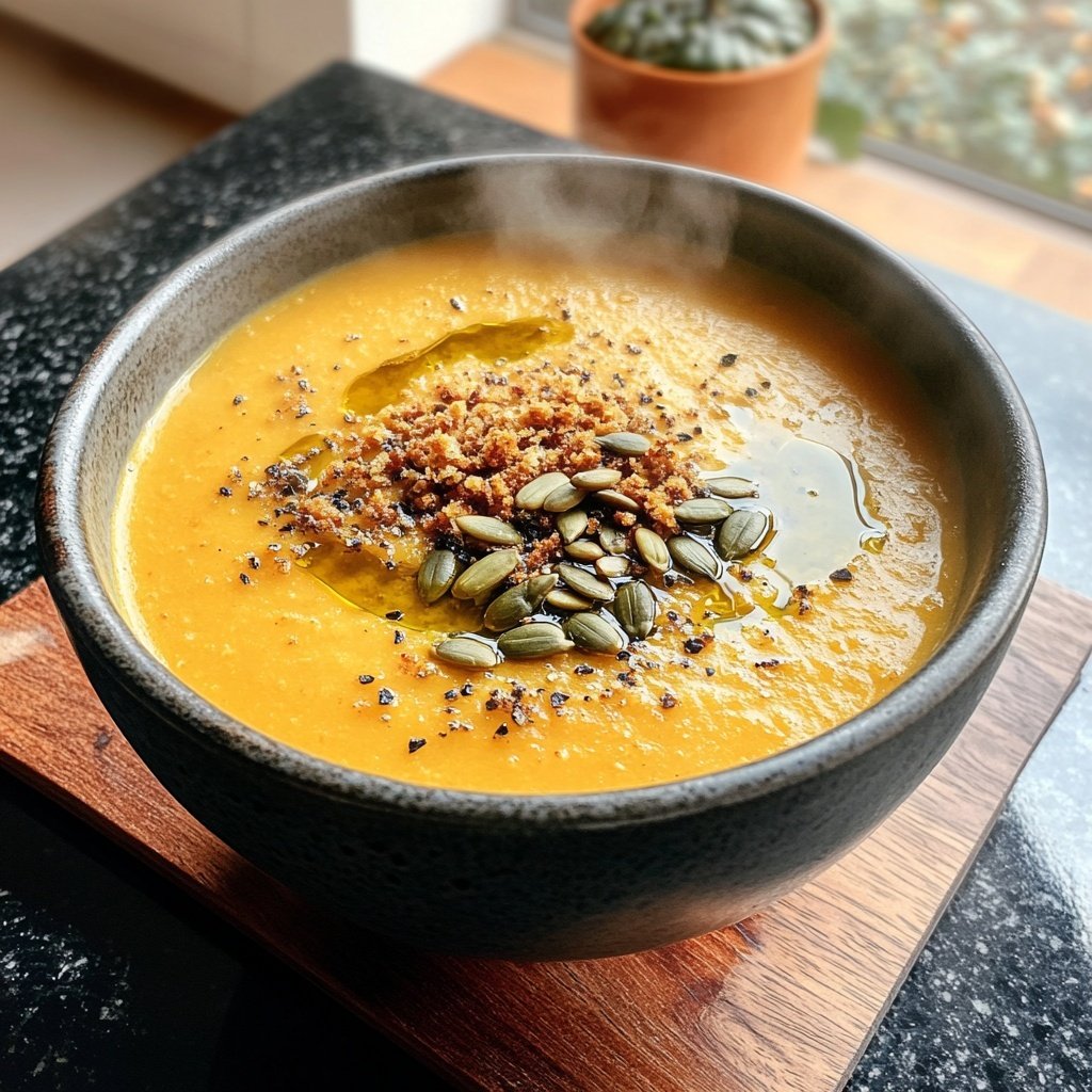 Kürbissuppe cremig ohne Milch