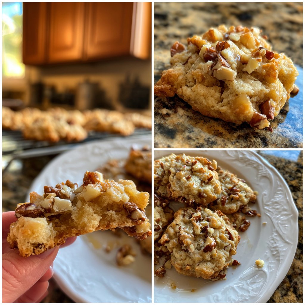 Cookies mit Nüssen und Honig