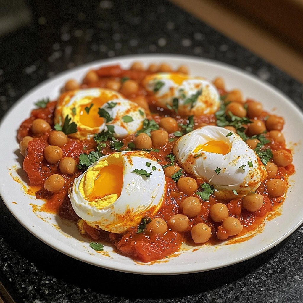 Shakshuka mit Kichererbsen
