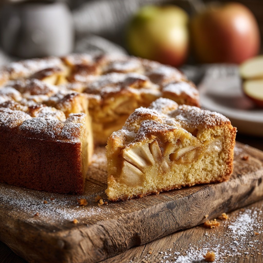 Karottenkuchen Mit Apfelstücken