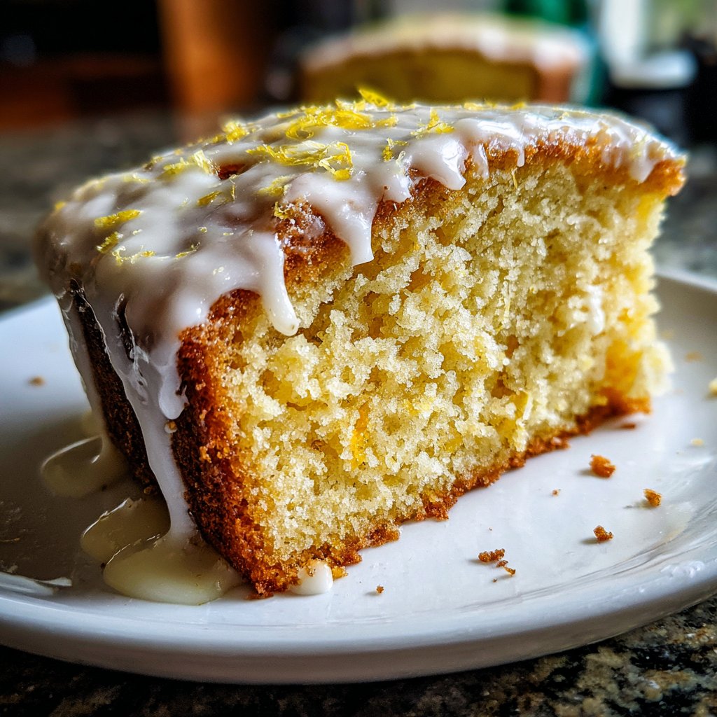Zitronenkuchen mit Joghurt