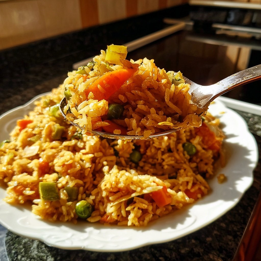 Gebratener Reis mit Ingwer